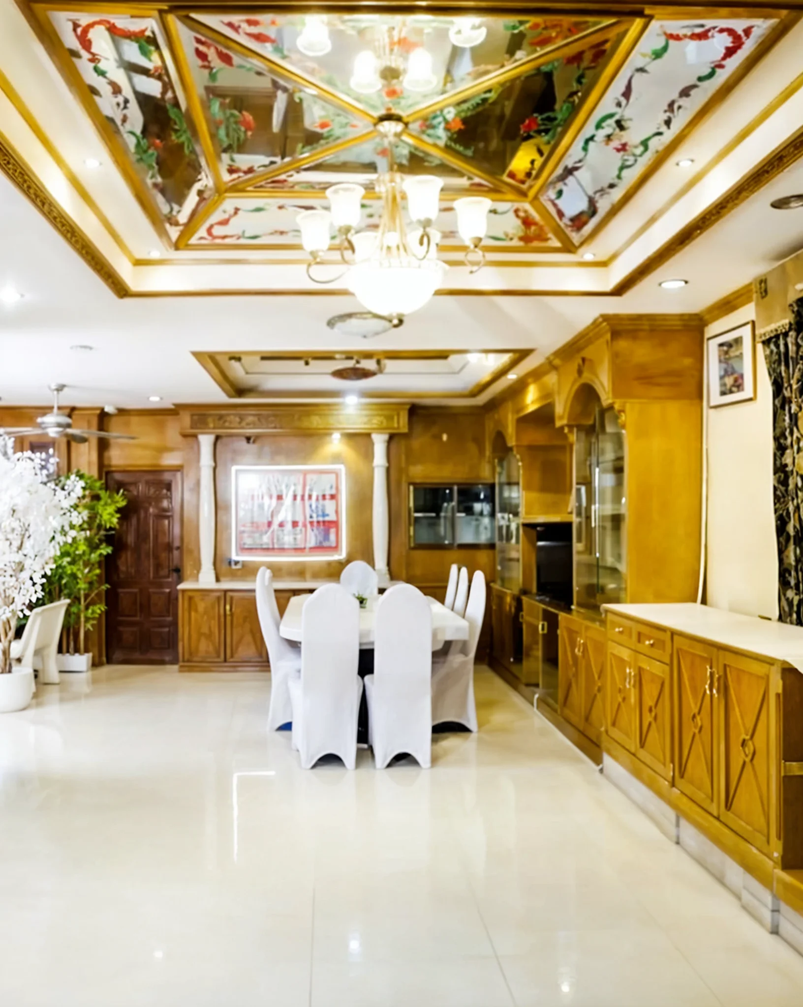 Living Area and Dining Area